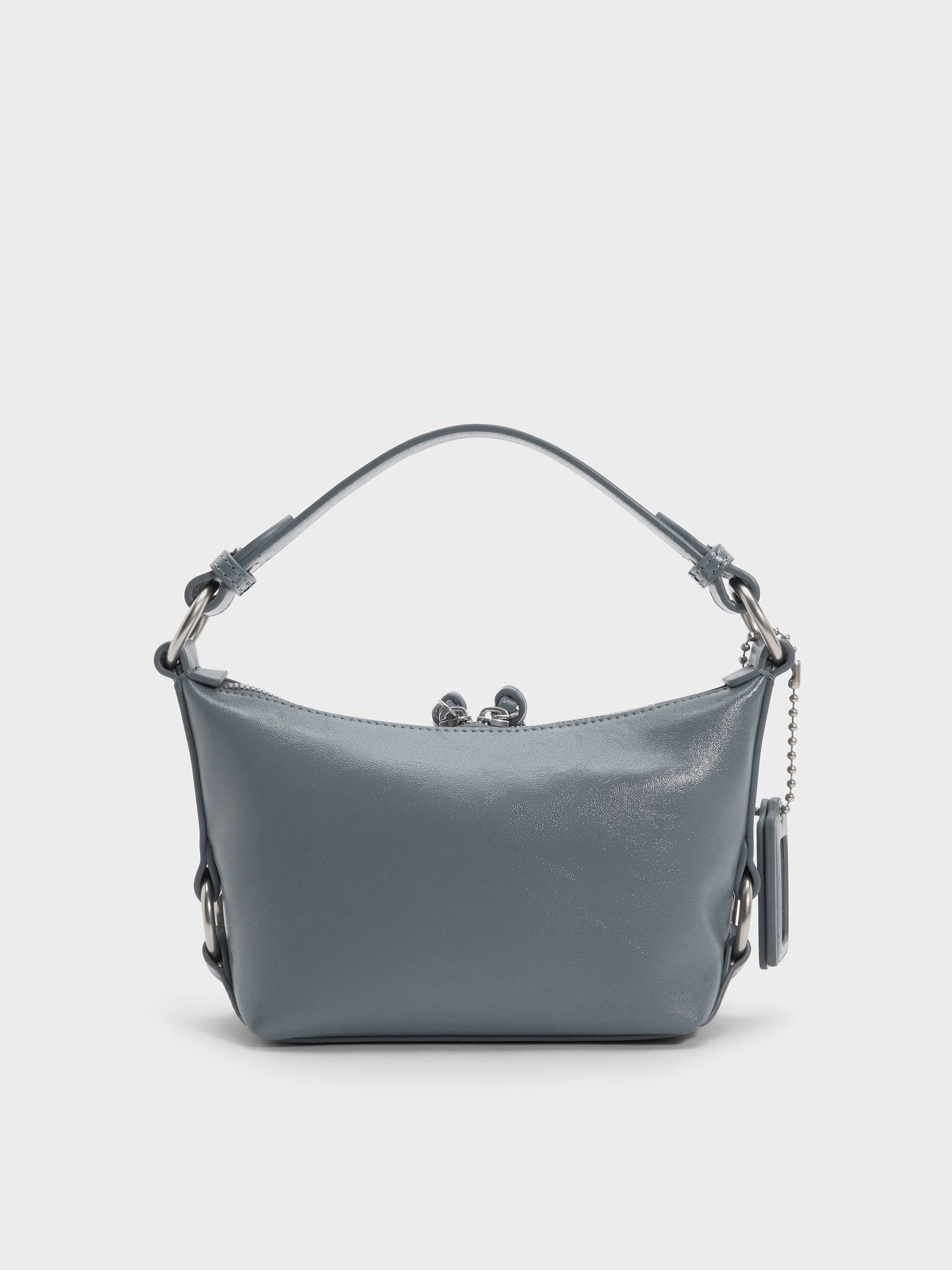 Tatiana Tassel Hobo Bag - Smoky Blue | CHARLES & KEITH