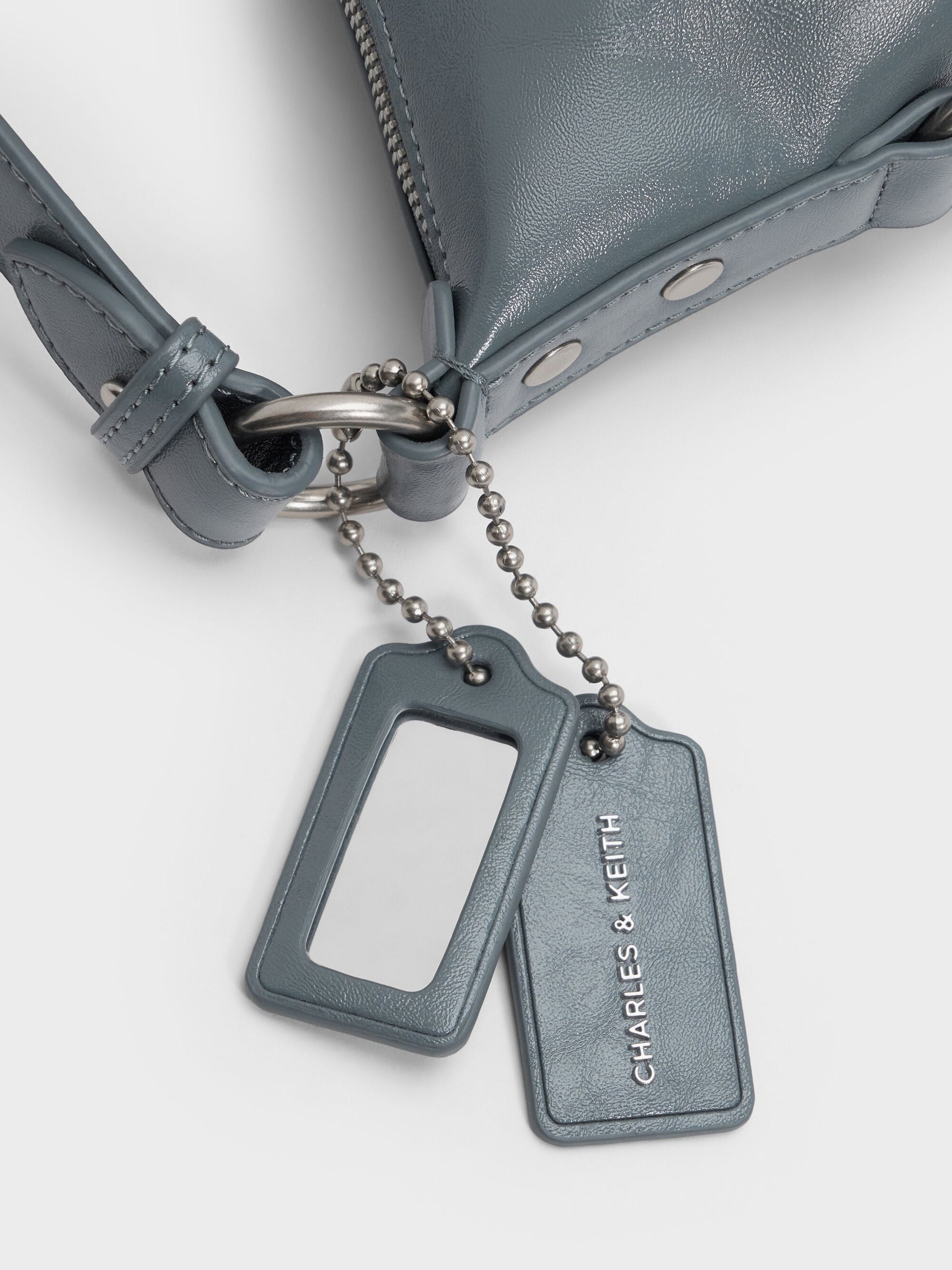 Tatiana Tassel Hobo Bag - Smoky Blue | CHARLES & KEITH