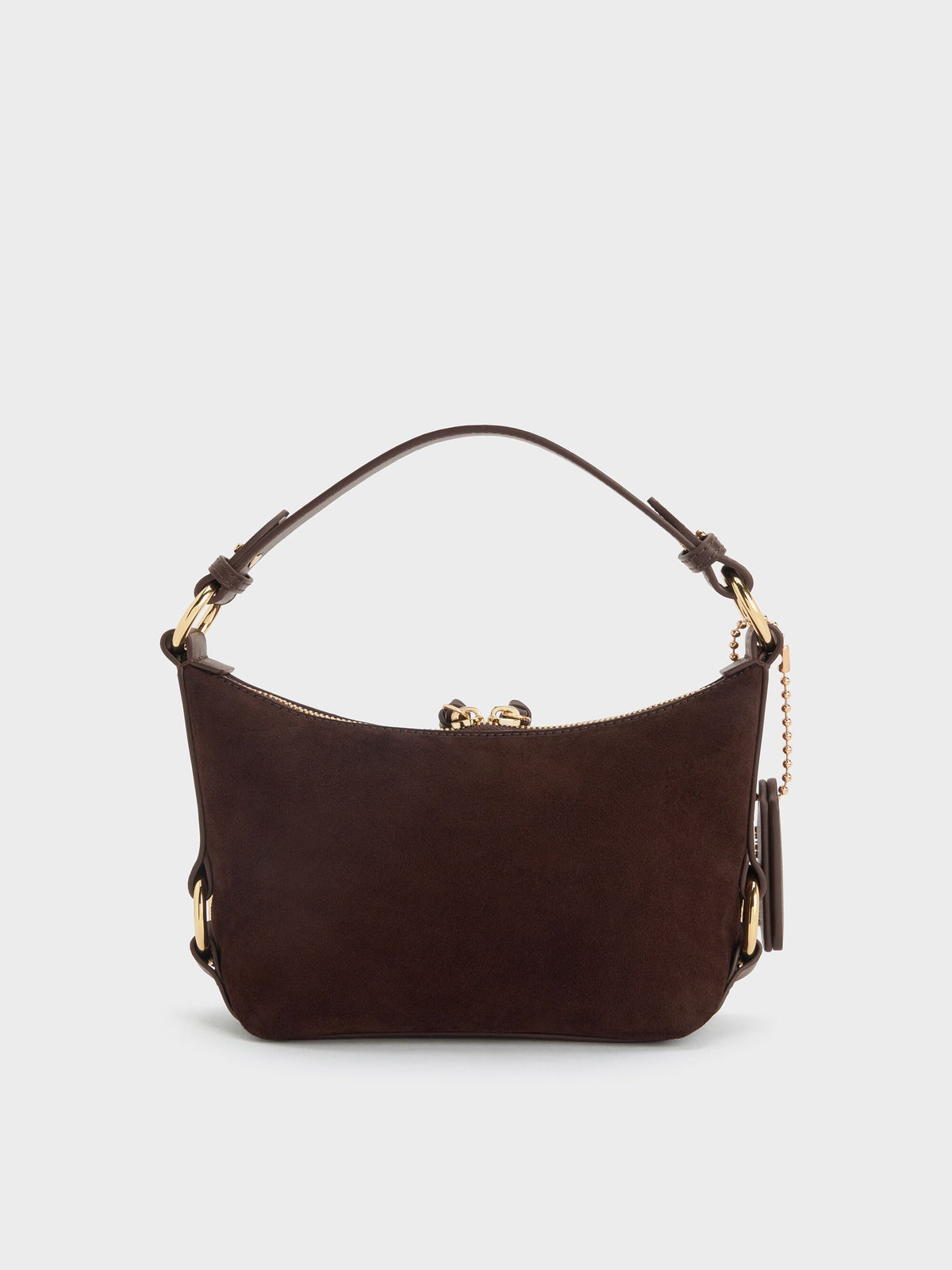 Tatiana Tassel Hobo Bag - Espresso Brown | CHARLES & KEITH