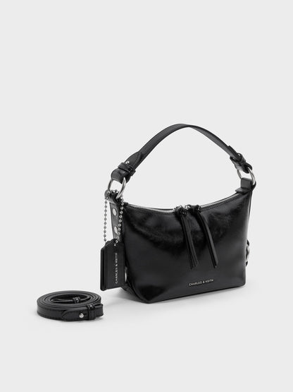 Tatiana Tassel Hobo Bag - Noir | CHARLES & KEITH