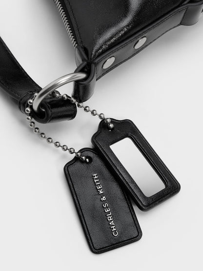 Tatiana Tassel Hobo Bag - Noir | CHARLES & KEITH