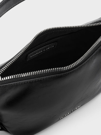 Tatiana Tassel Hobo Bag - Noir | CHARLES & KEITH