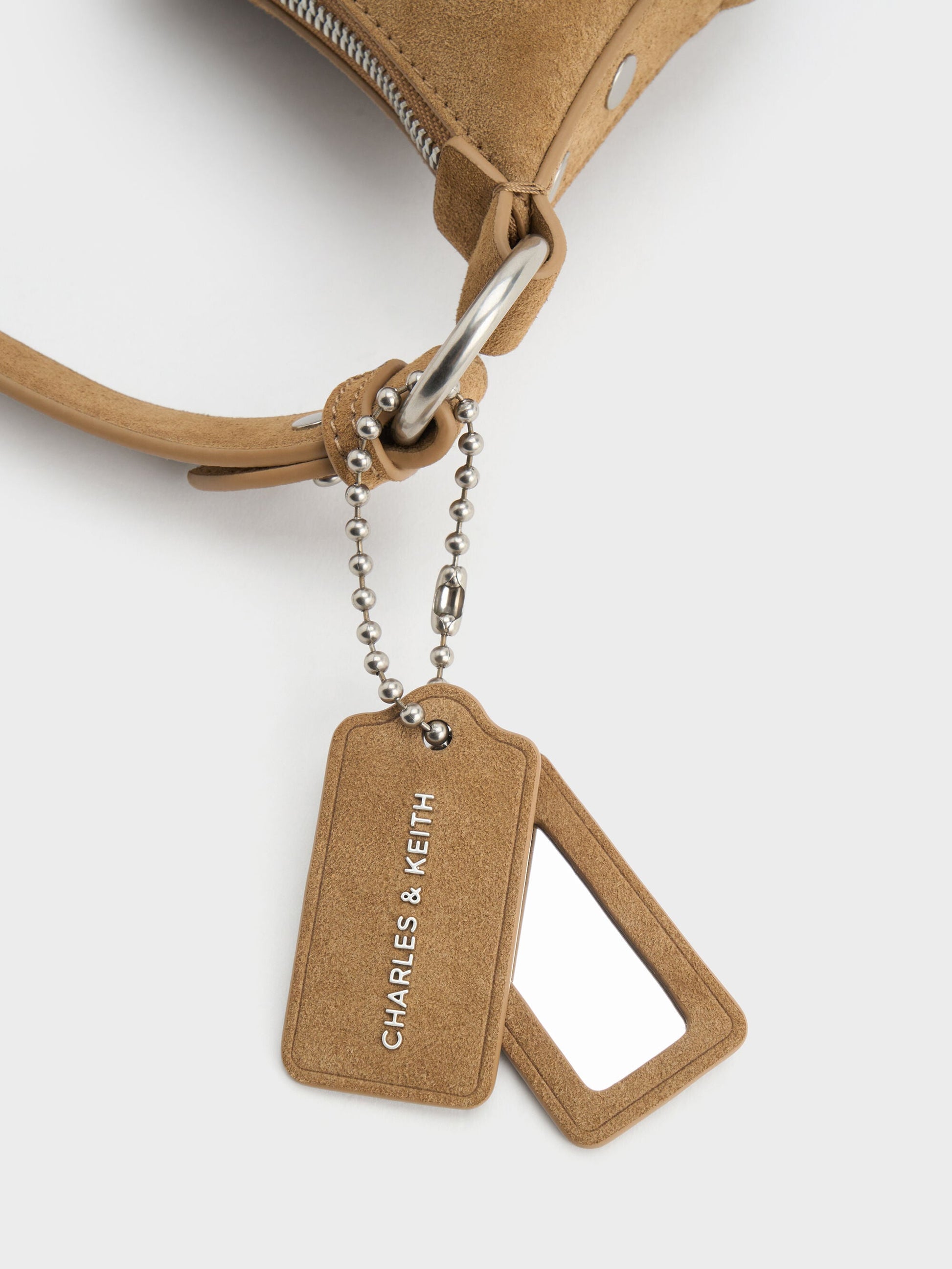 Tatiana Tassel Hobo Bag - Sand | CHARLES & KEITH