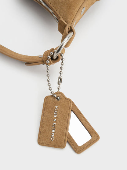 Tatiana Tassel Hobo Bag - Sand | CHARLES & KEITH