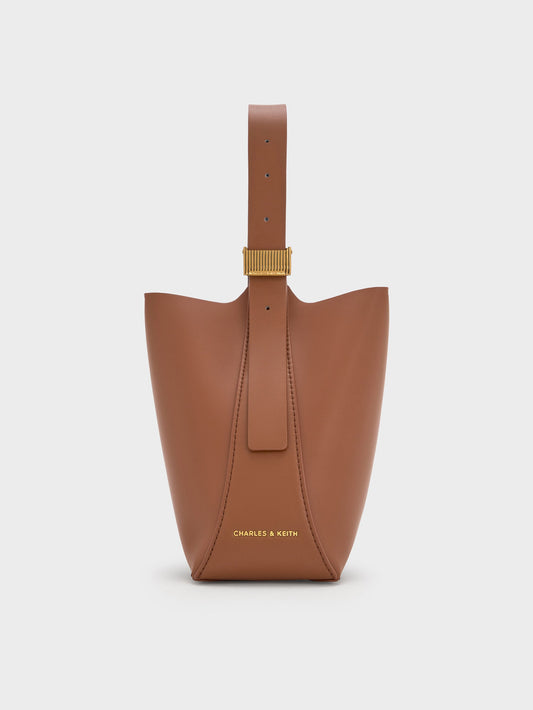 Edna Bucket Bag - Chocolate | CHARLES & KEITH