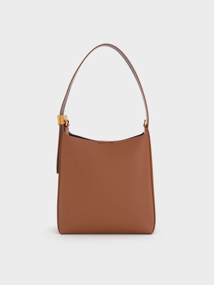 Edna Bucket Bag - Chocolate | CHARLES & KEITH