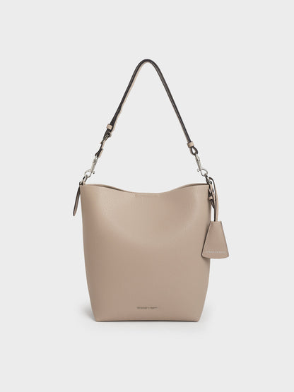 Beryl Bucket Bag - Taupe | CHARLES & KEITH