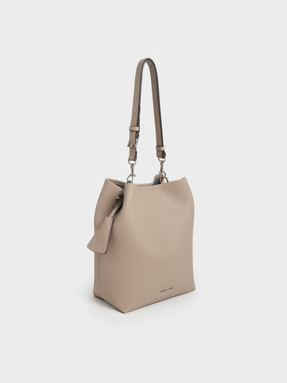 Beryl Bucket Bag - Taupe | CHARLES & KEITH
