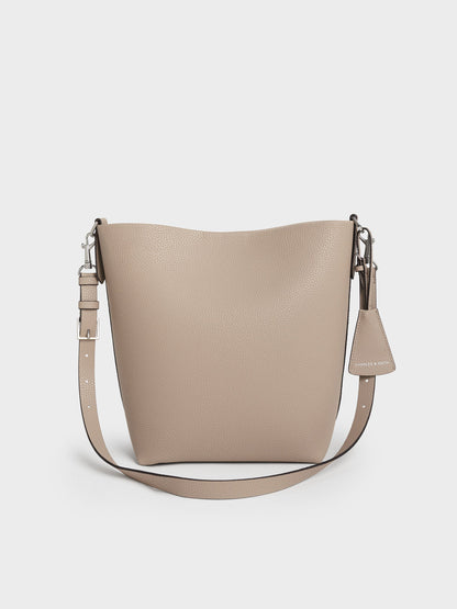 Beryl Bucket Bag - Taupe | CHARLES & KEITH