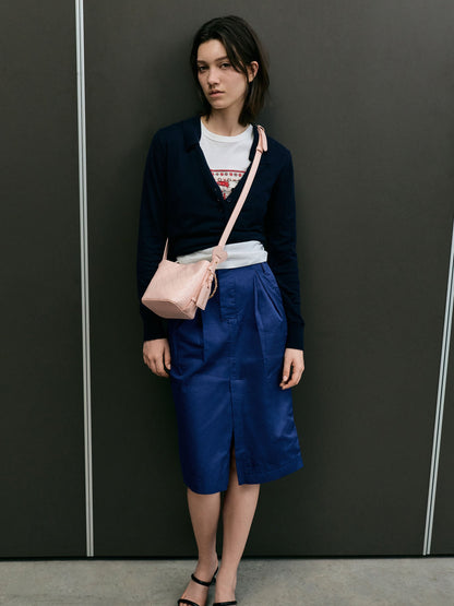 Duo Quilted Chain Bucket Bag - Soft Pink | CHARLES & KEITH