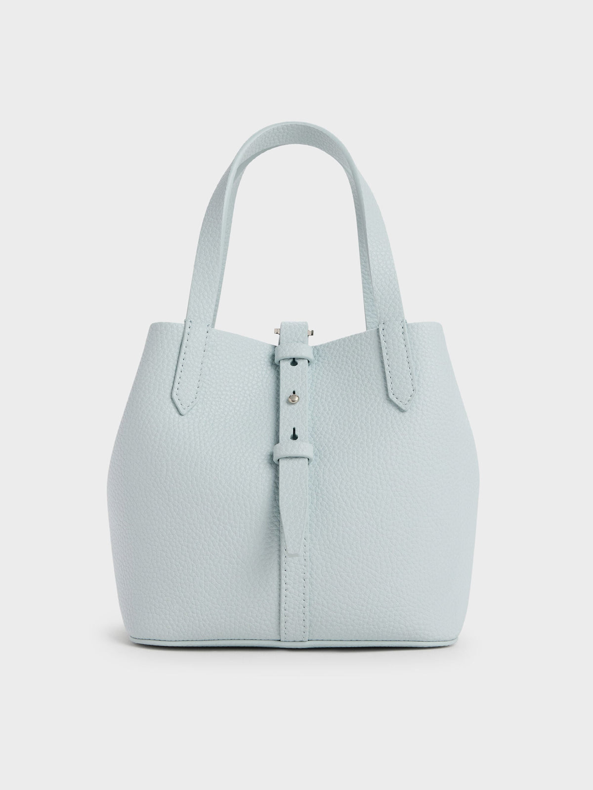 Beryl Belted Bucket Bag - Sea Salt Blue | CHARLES & KEITH