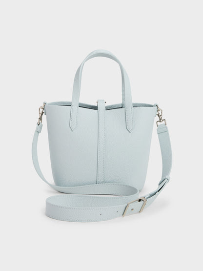 Beryl Belted Bucket Bag - Sea Salt Blue | CHARLES & KEITH