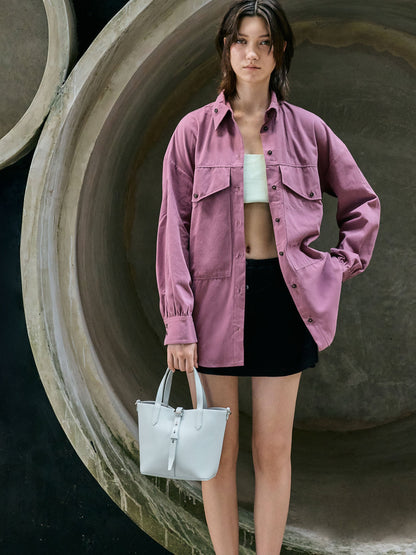 Beryl Belted Bucket Bag - Sea Salt Blue | CHARLES & KEITH