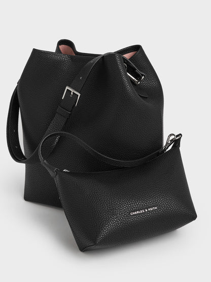 Beryl Bucket Bag - Noir | CHARLES & KEITH