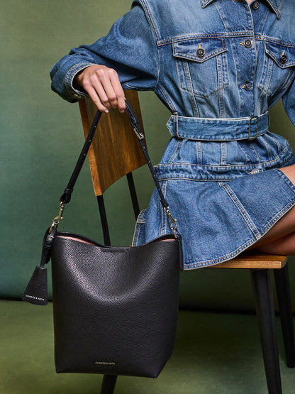 Beryl Bucket Bag - Noir | CHARLES & KEITH