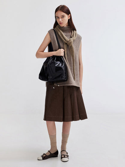 Neva Two-Way Bucket Bag - Noir | CHARLES & KEITH