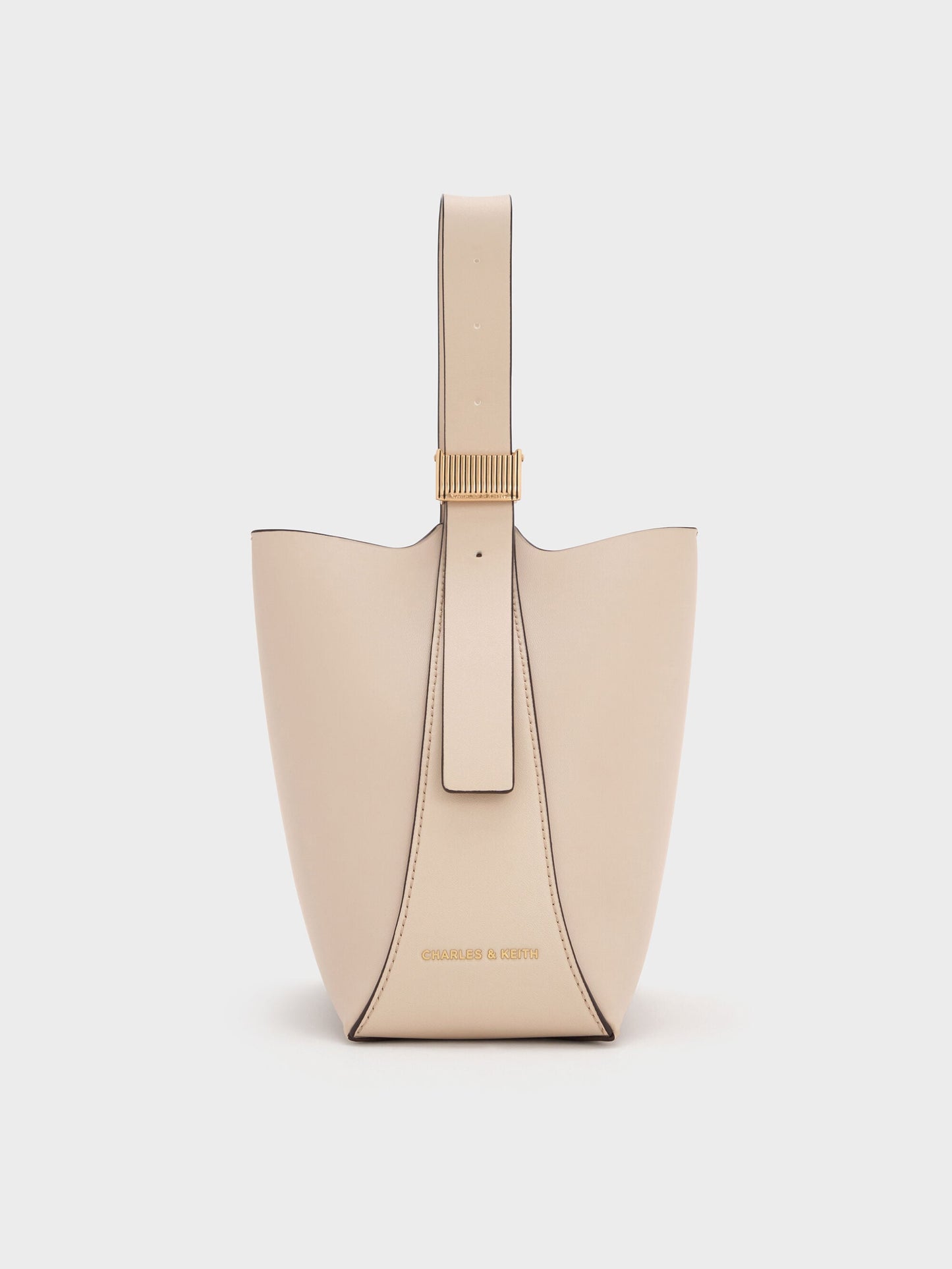 Edna Bucket Bag - Oat | CHARLES & KEITH