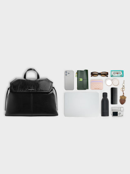 XL Noane Backpack - Noir | CHARLES & KEITH