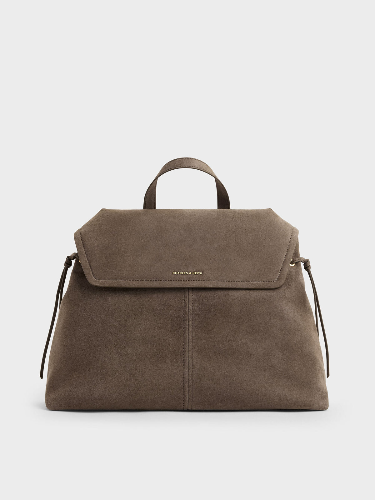 XL Noane Backpack - Stone Grey | CHARLES & KEITH