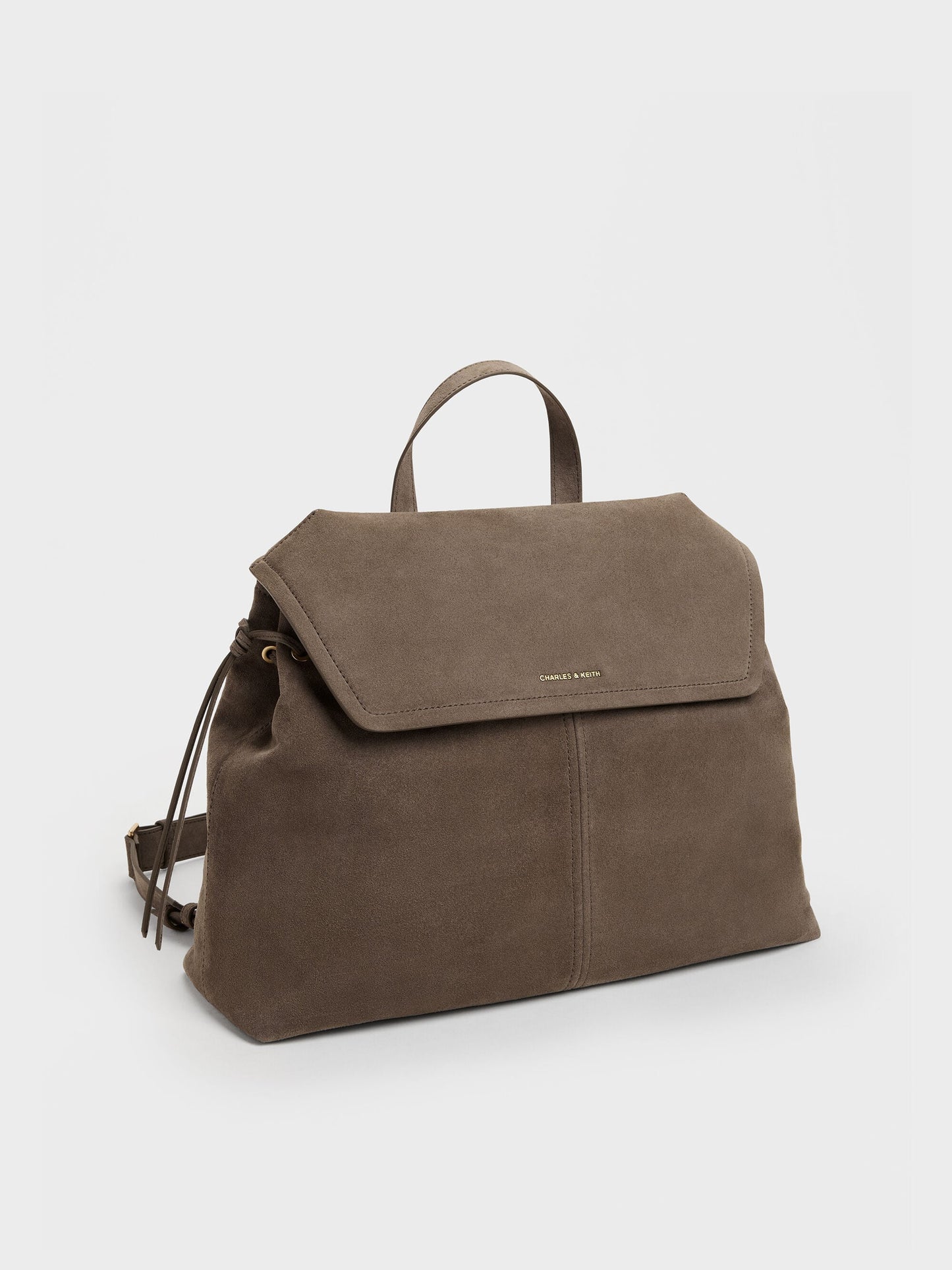 XL Noane Backpack - Stone Grey | CHARLES & KEITH