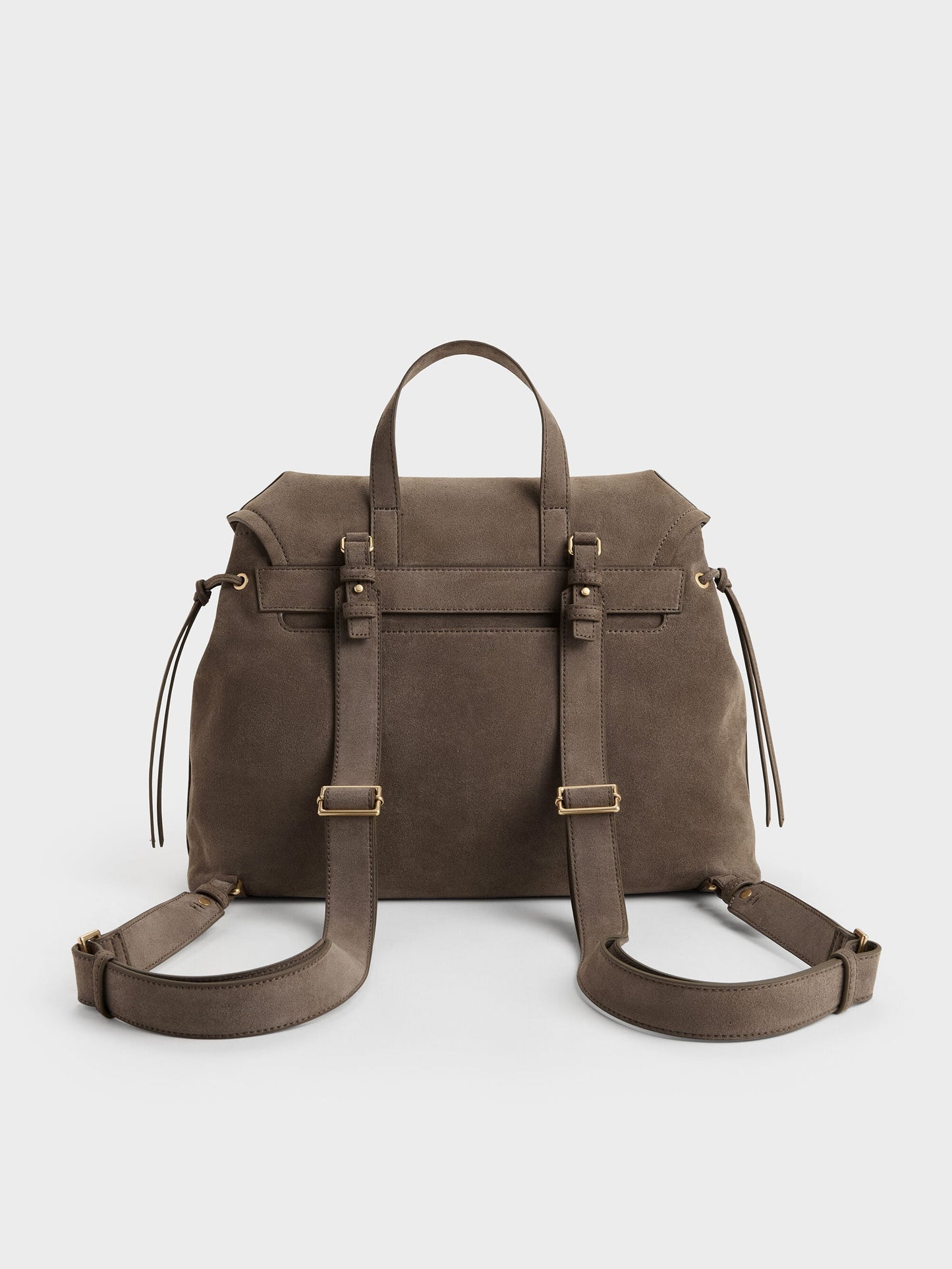 XL Noane Backpack - Stone Grey | CHARLES & KEITH