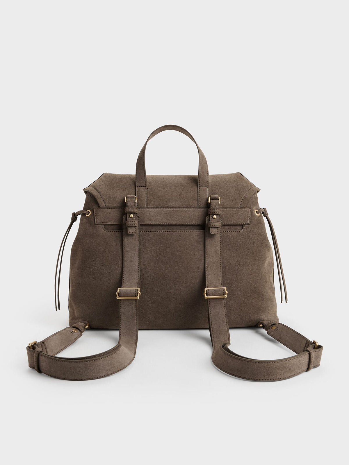 XL Noane Backpack - Stone Grey | CHARLES & KEITH