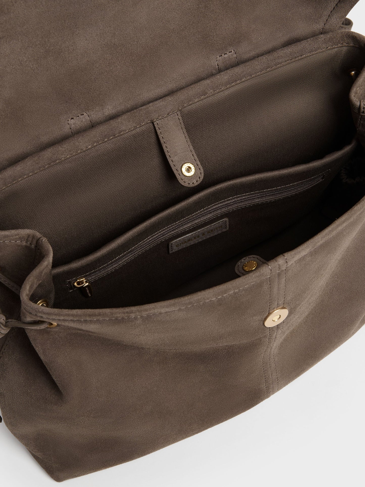 XL Noane Backpack - Stone Grey | CHARLES & KEITH