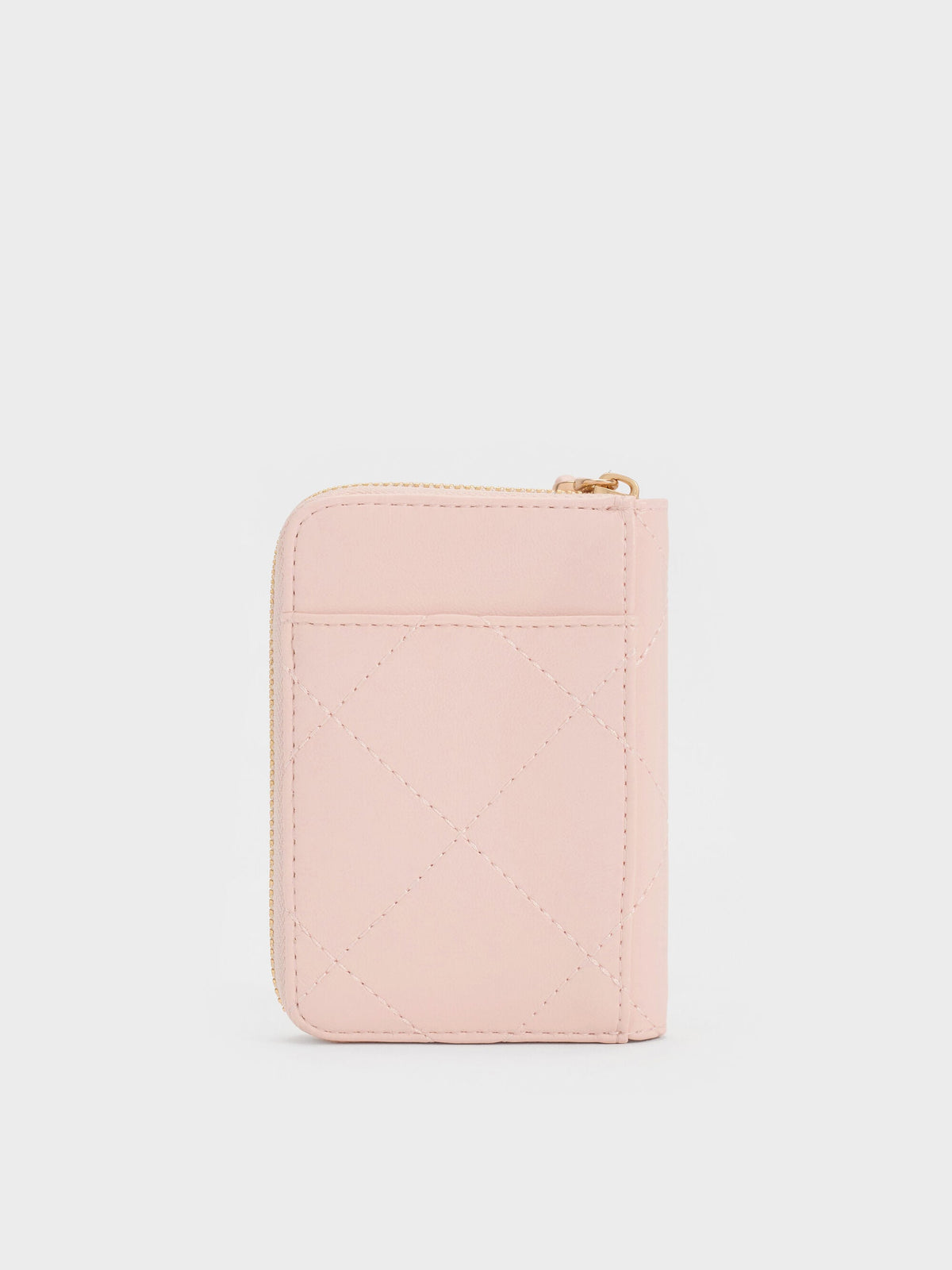Apfra Quilted Wristlet - Pink | CHARLES & KEITH