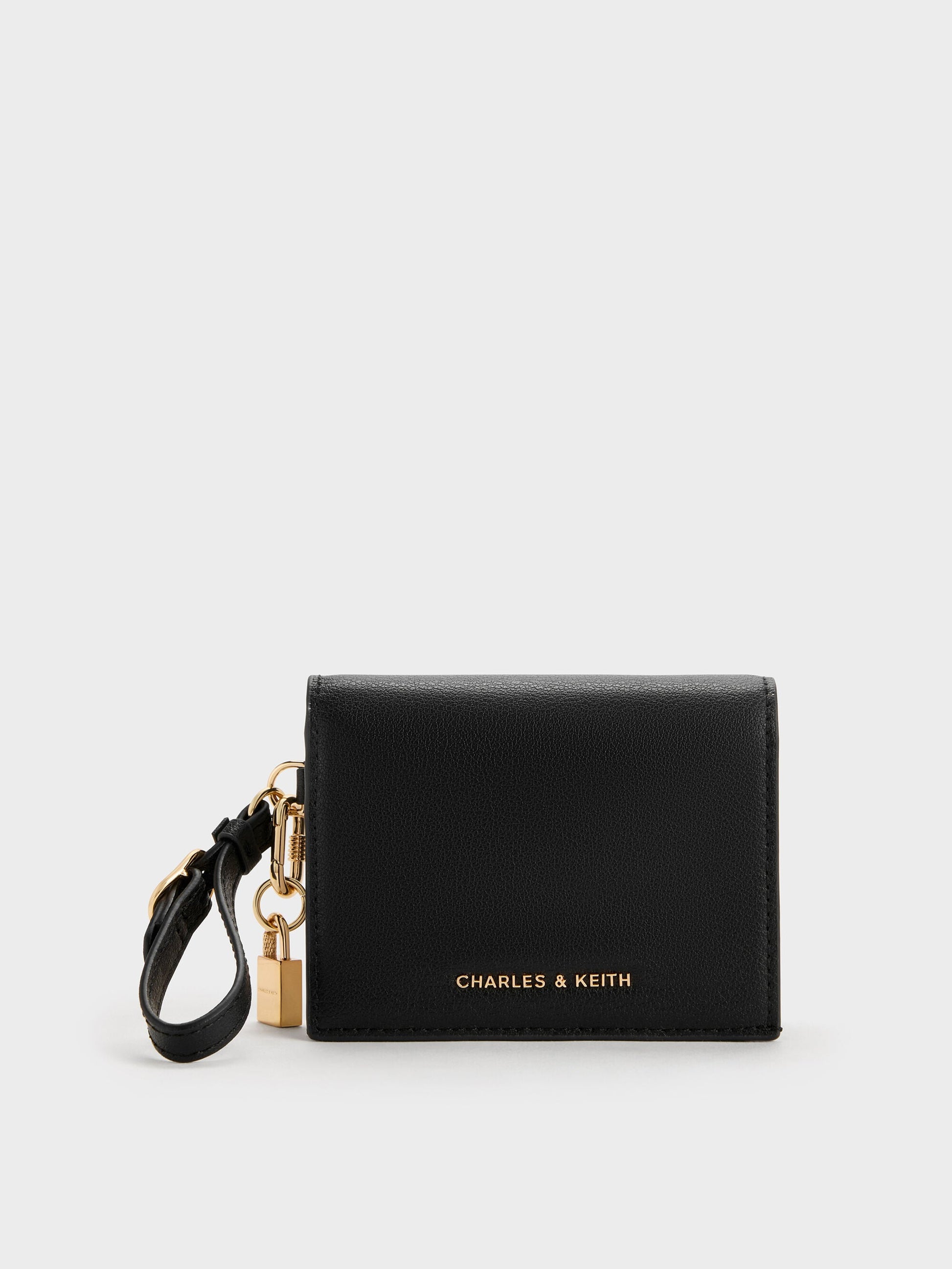 Scottie Small Wallet - Black | CHARLES & KEITH