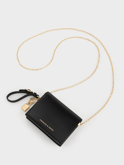 Scottie Small Wallet - Black | CHARLES & KEITH
