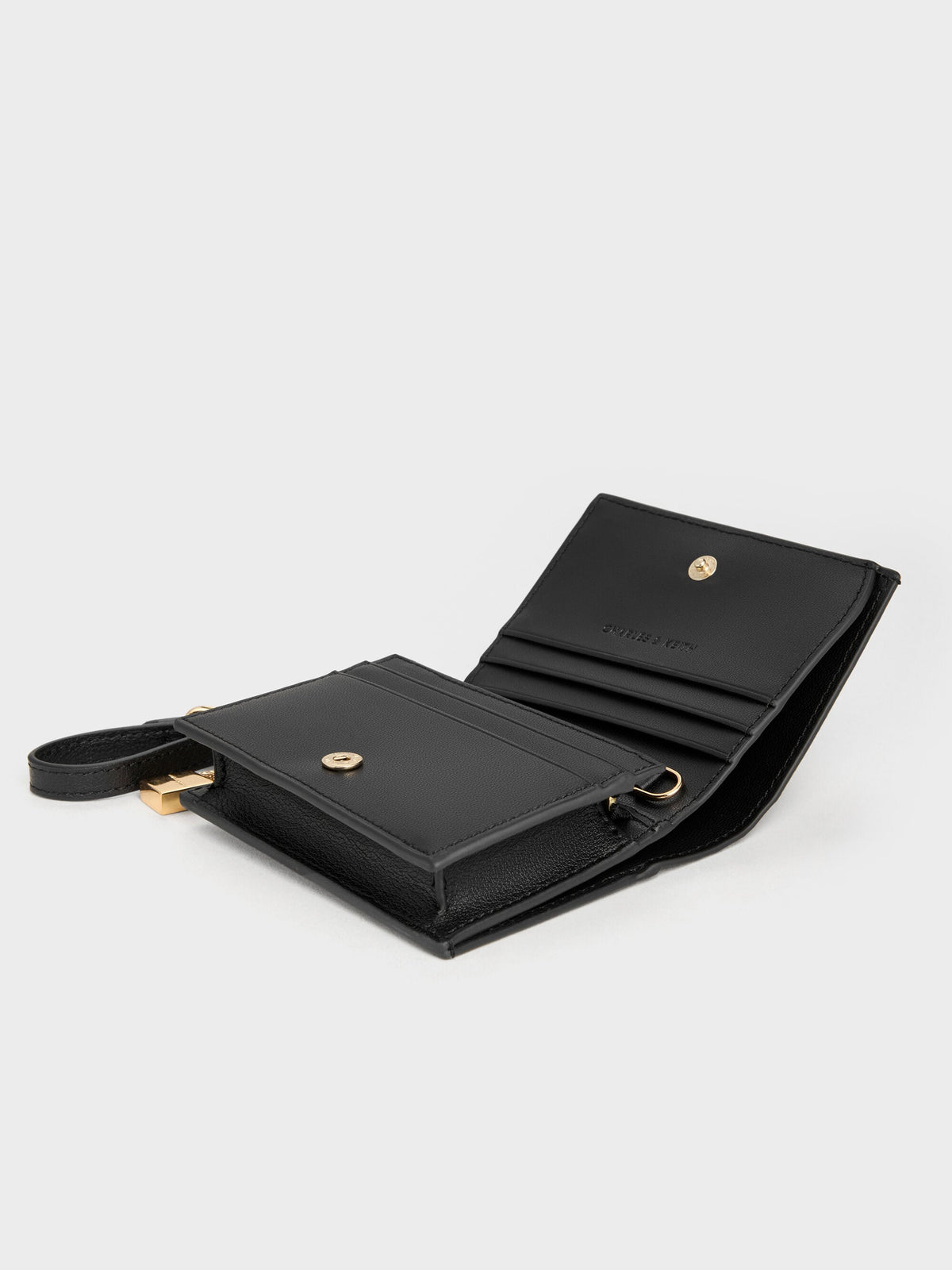Scottie Small Wallet - Black | CHARLES & KEITH