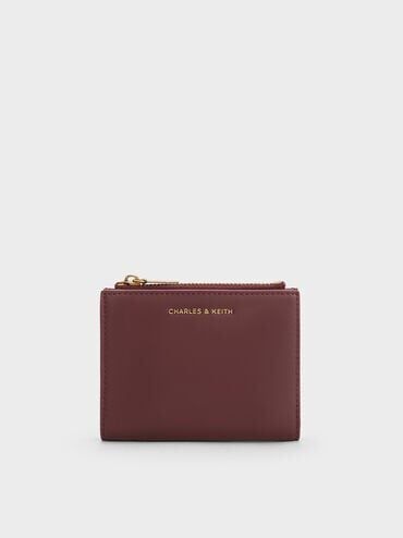 Harmonee Top-Zip Small Wallet - Mulberry Plum | CHARLES & KEITH