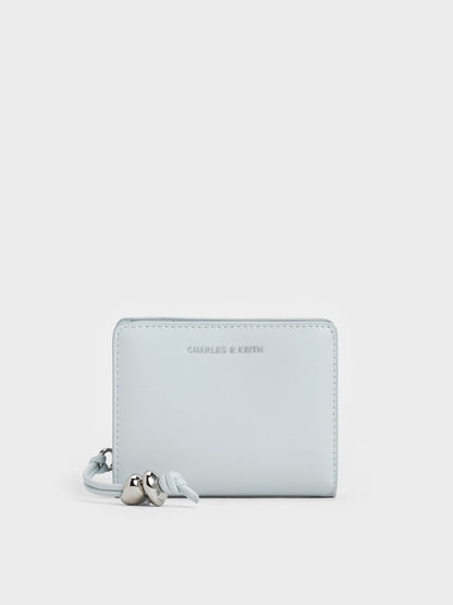 Augustine Zip-Around Small Wallet - Sea Salt Blue | CHARLES & KEITH