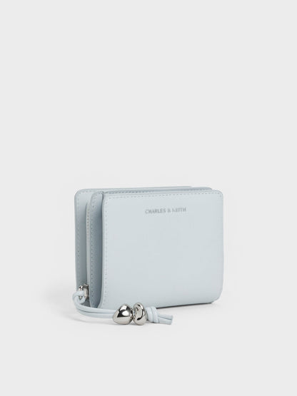 Augustine Zip-Around Small Wallet - Sea Salt Blue | CHARLES & KEITH