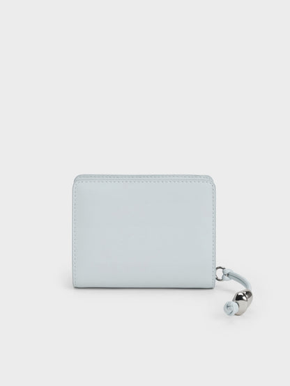 Augustine Zip-Around Small Wallet - Sea Salt Blue | CHARLES & KEITH