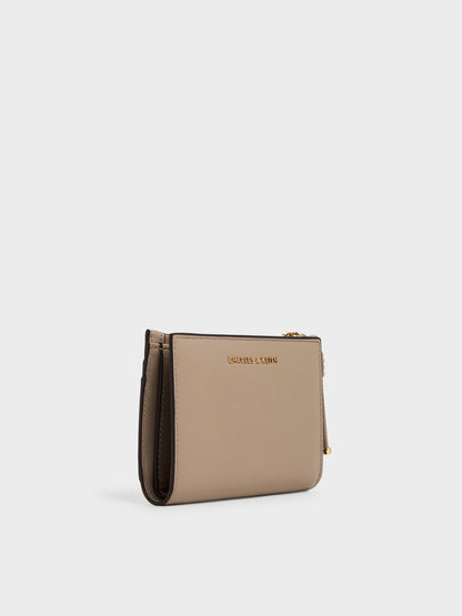 Everleigh Wallet - Taupe | CHARLES & KEITH