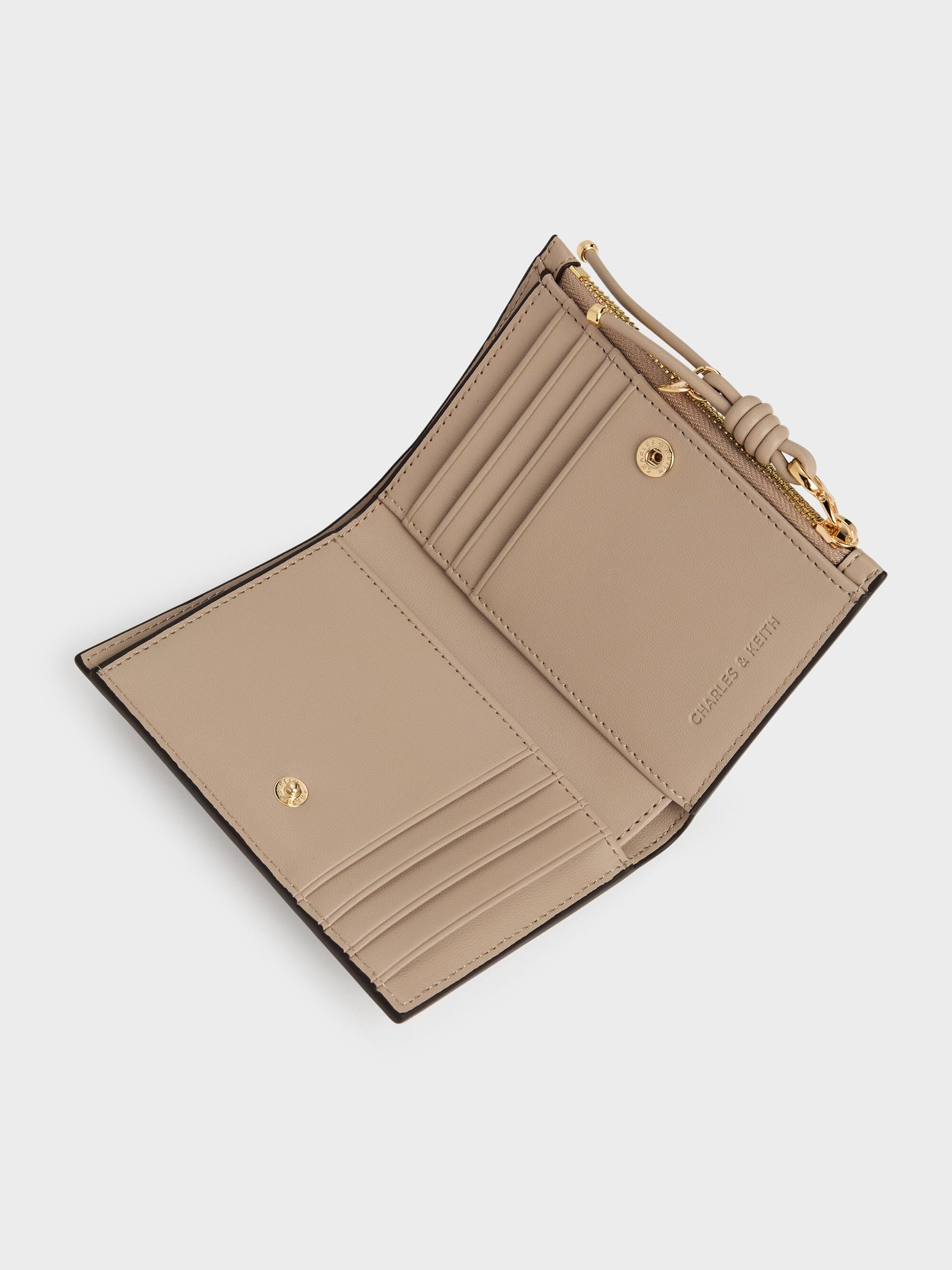 Everleigh Wallet - Taupe | CHARLES & KEITH