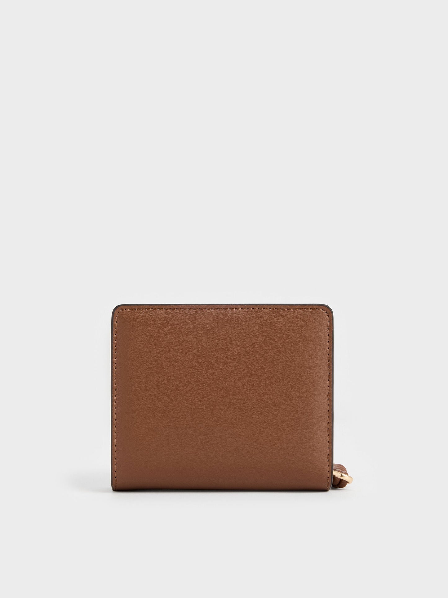 Everleigh Zip-Around Small Wallet - Chocolate | CHARLES & KEITH