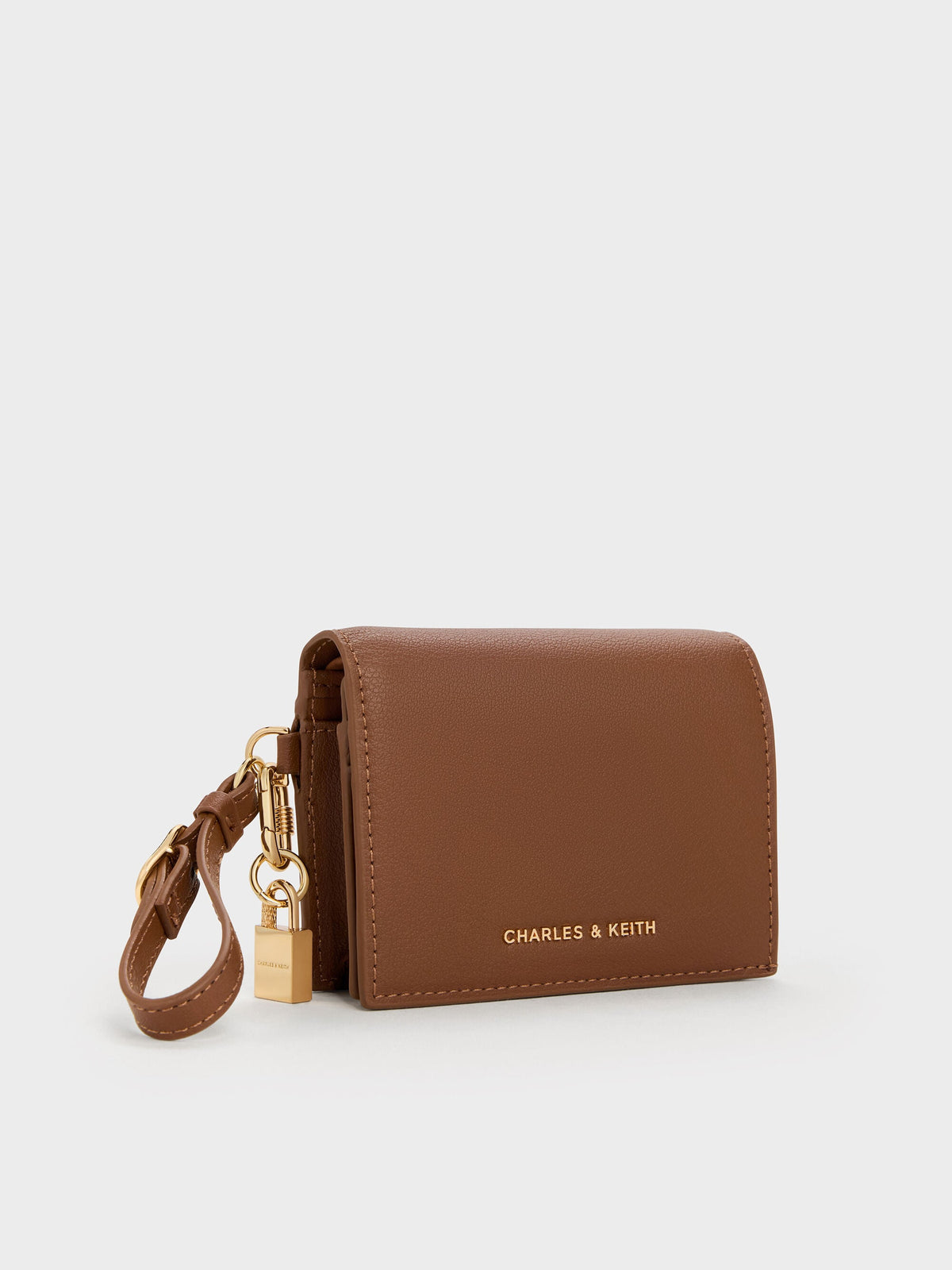 Scottie Small Wallet - Chocolate | CHARLES & KEITH