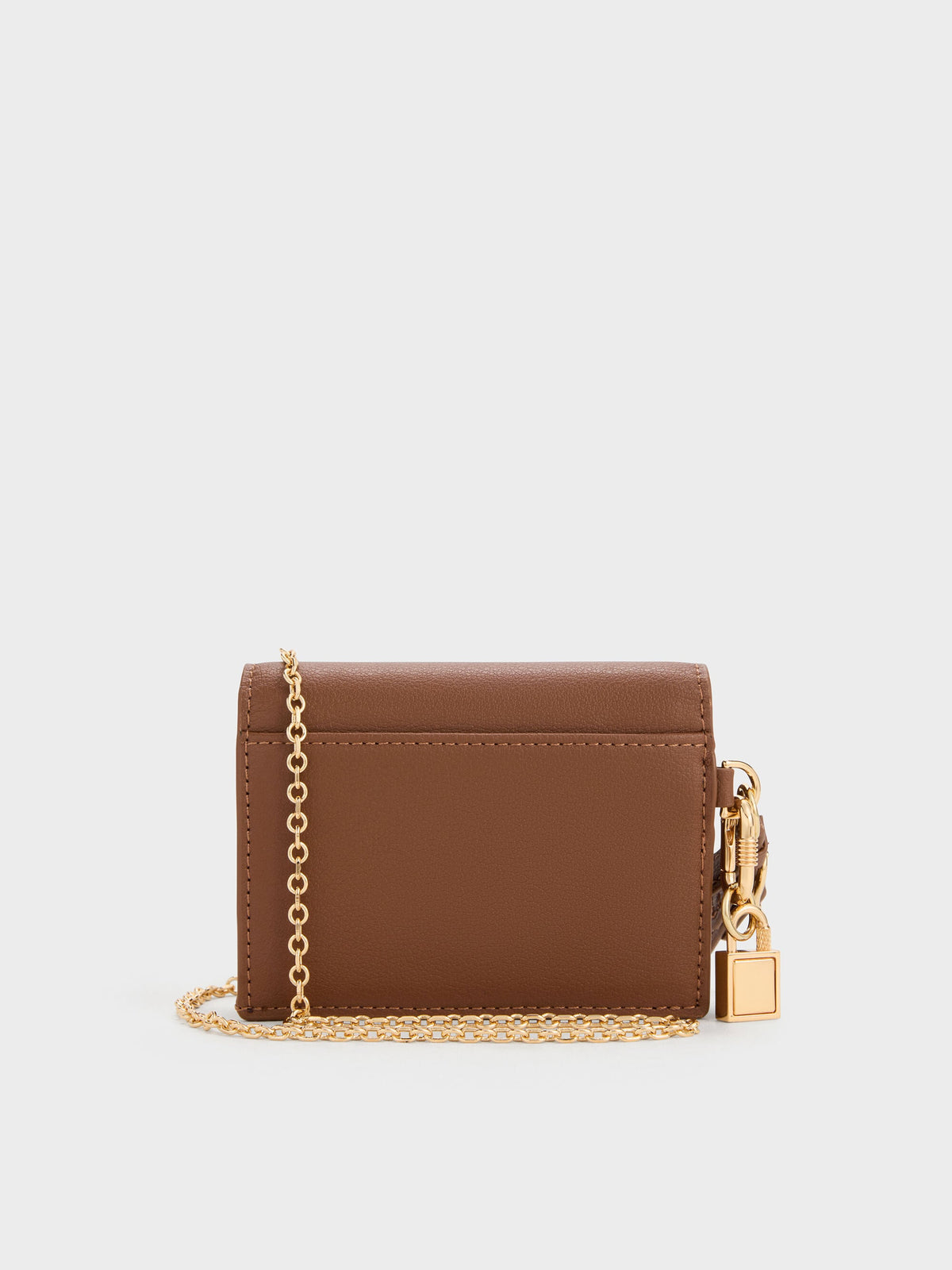 Scottie Small Wallet - Chocolate | CHARLES & KEITH