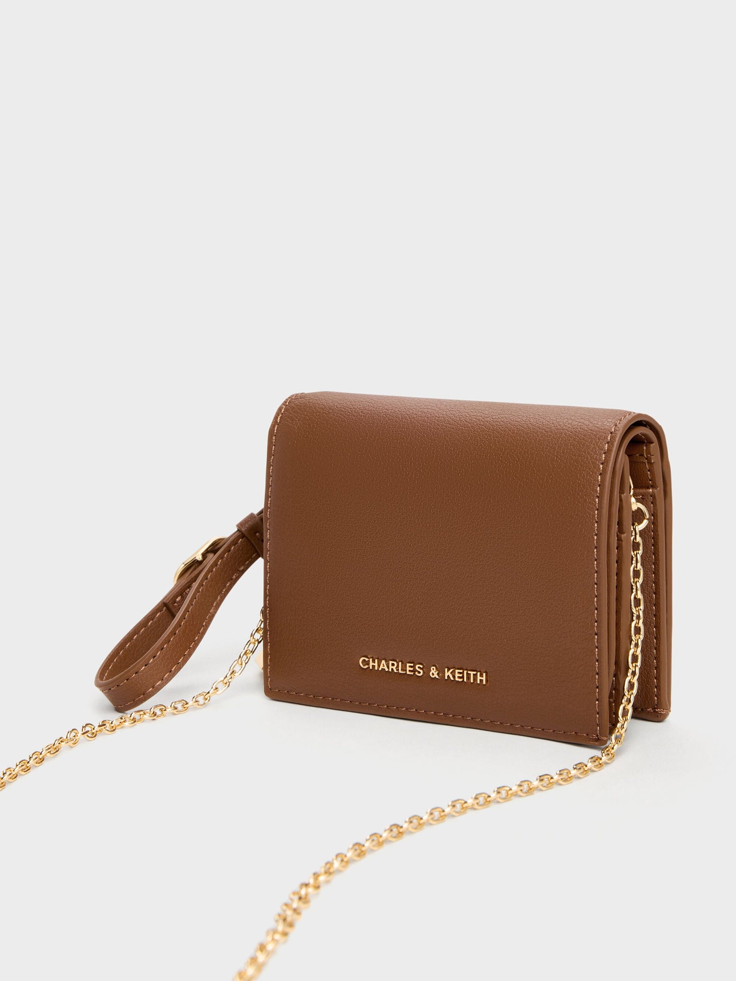Scottie Small Wallet - Chocolate | CHARLES & KEITH