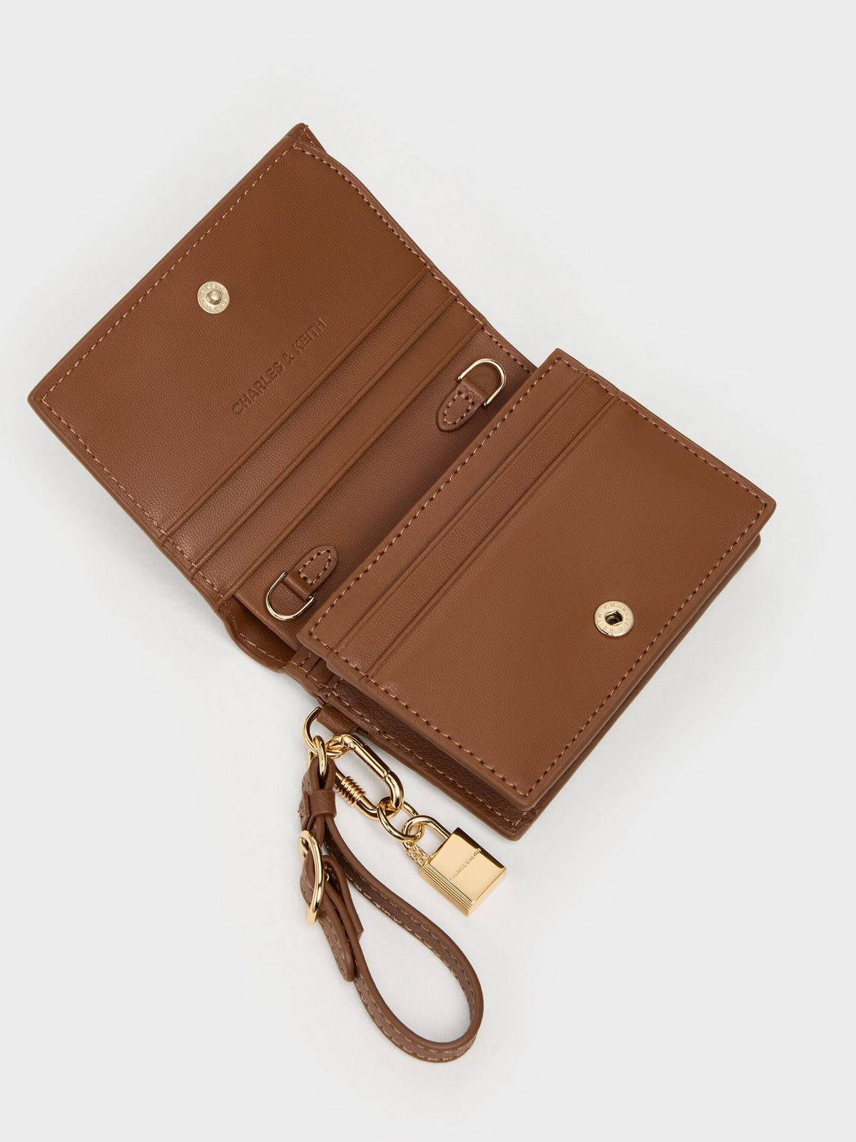 Scottie Small Wallet - Chocolate | CHARLES & KEITH
