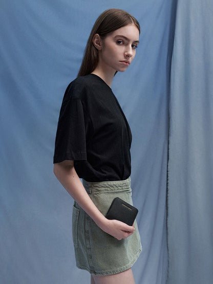 Keely Top Zip Small Wallet - Black | CHARLES & KEITH