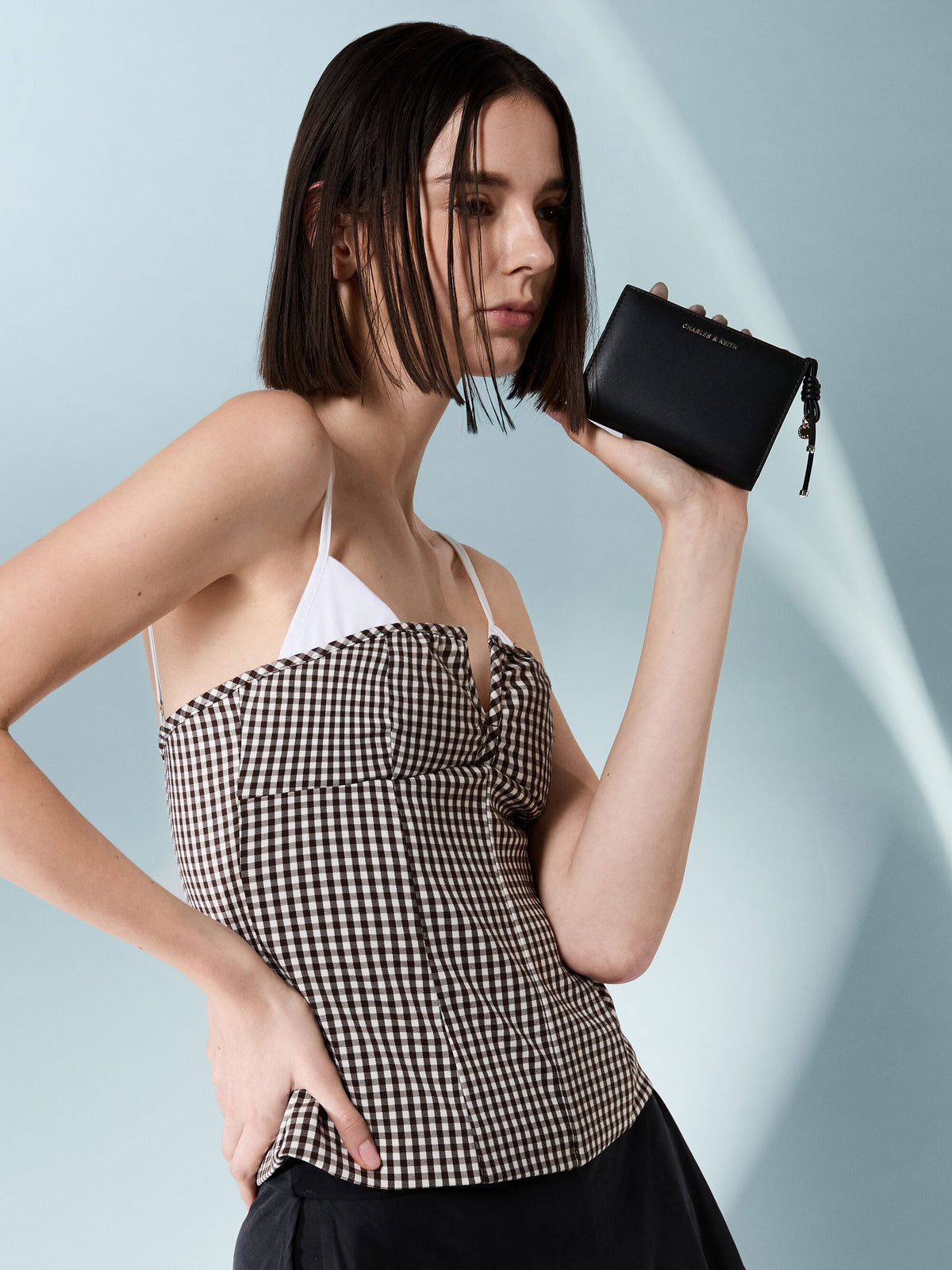 Everleigh Wallet - Black | CHARLES & KEITH
