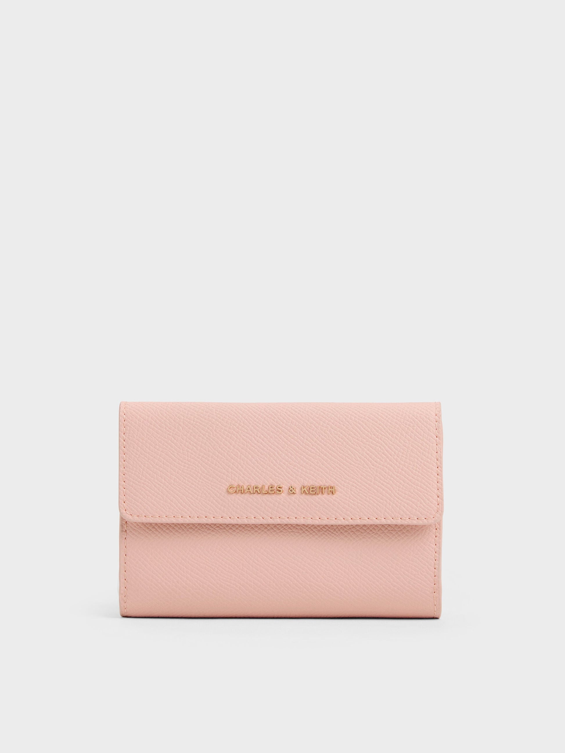 Tricha Turn-Lock Wallet - Pink | CHARLES & KEITH