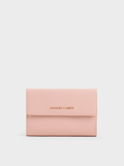 Tricha Turn-Lock Wallet - Pink | CHARLES & KEITH