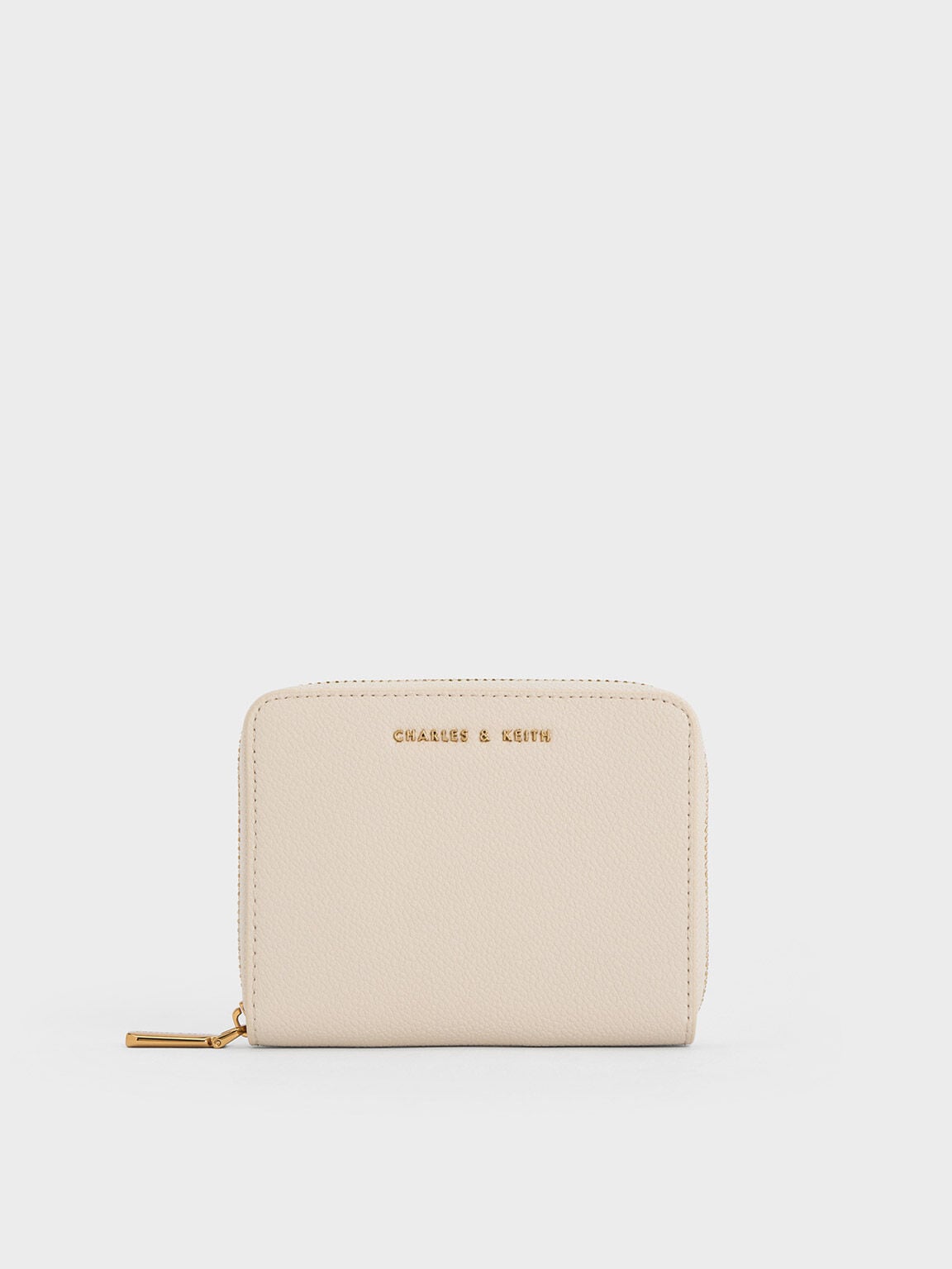 Basic Square Wallet - Ivory | CHARLES & KEITH