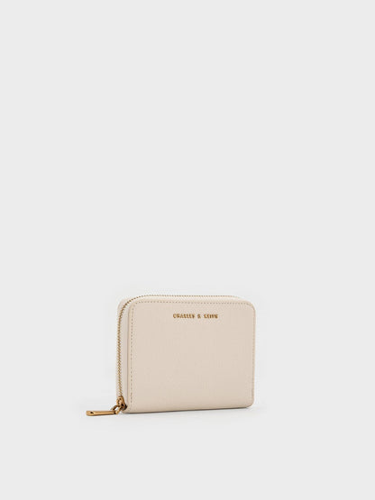 Basic Square Wallet - Ivory | CHARLES & KEITH