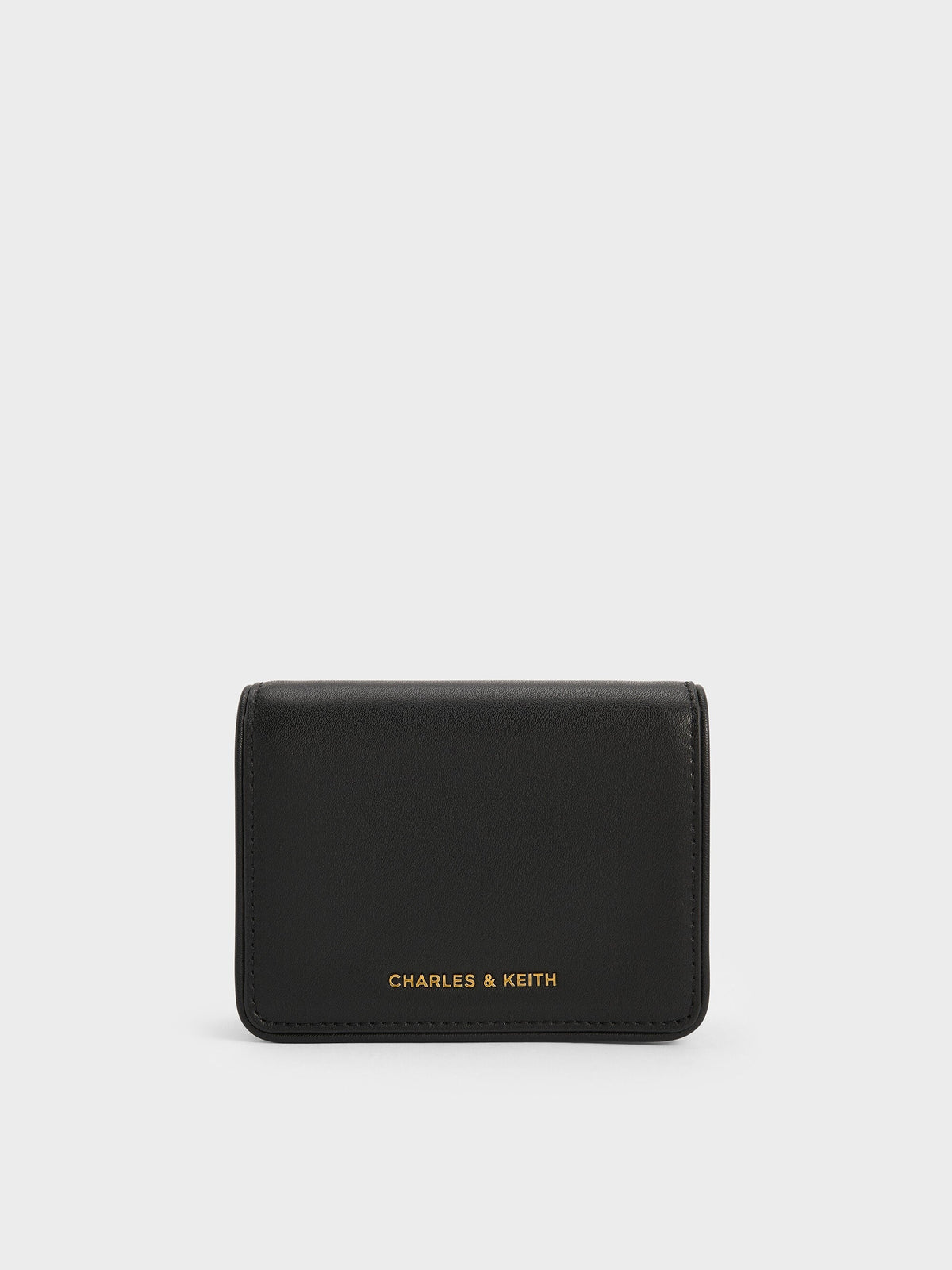 Lyla Knotted-Strap Wallet - Black | CHARLES & KEITH