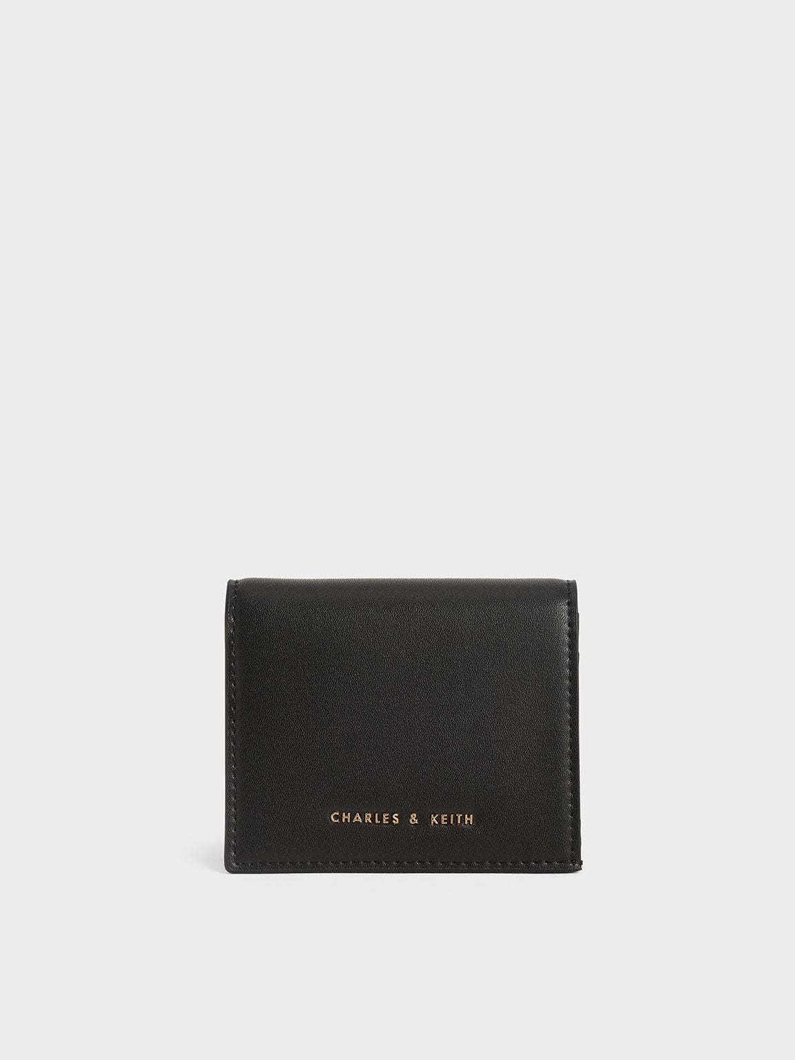 Daisy Bi-Fold Small Wallet - Black | CHARLES & KEITH